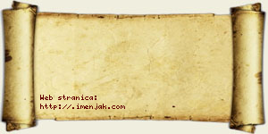 Nikolina Strinić vizit kartica